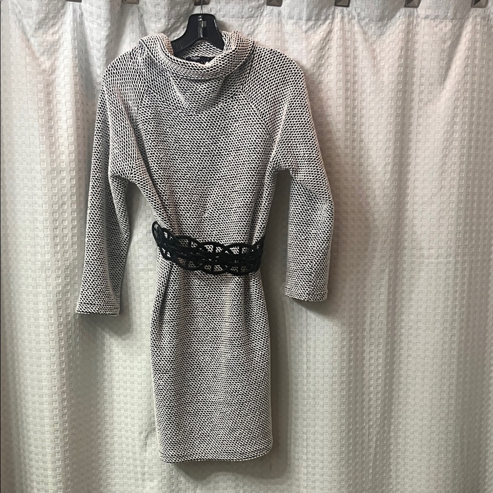 Hatley Black and White Long Sleeve Dress